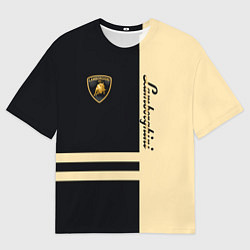 Мужская футболка оверсайз Lamborghini Sport
