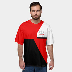 Футболка оверсайз мужская Toyota Sport, цвет: 3D-принт — фото 2