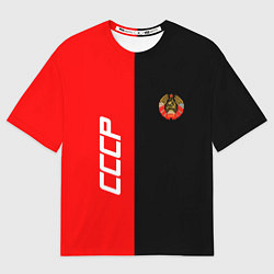 Футболка оверсайз мужская СССР: Red Collection, цвет: 3D-принт