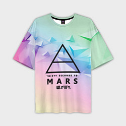 Мужская футболка оверсайз 30 Seconds to Mars