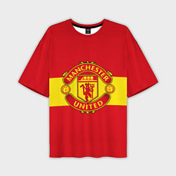 Мужская футболка оверсайз FC Man United: Red Style