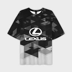 Футболка оверсайз мужская Lexus sport geometry, цвет: 3D-принт