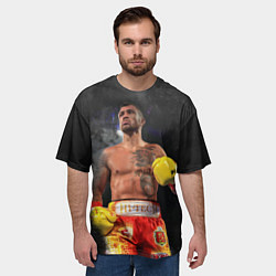 Футболка оверсайз мужская Vasyl Lomachenko, цвет: 3D-принт — фото 2