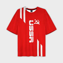 Футболка оверсайз мужская USSR: Red Sport, цвет: 3D-принт