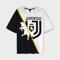 Футболка оверсайз мужская FC Juventus: Football Point, цвет: 3D-принт