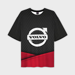 Мужская футболка оверсайз Volvo: Grey Carbon