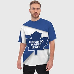 Футболка оверсайз мужская Toronto Maple Leafs, цвет: 3D-принт — фото 2