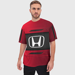 Футболка оверсайз мужская Honda Sport, цвет: 3D-принт — фото 2