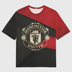 Футболка оверсайз мужская FC Man United: Old Style, цвет: 3D-принт