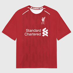 Футболка оверсайз мужская FC Liverpool: Salah Home 18/19, цвет: 3D-принт