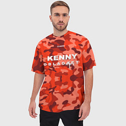 Футболка оверсайз мужская Kenny: Obladaet Camo, цвет: 3D-принт — фото 2