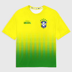Футболка оверсайз мужская CBF Brasil, цвет: 3D-принт
