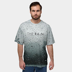 Футболка оверсайз мужская The Rain, цвет: 3D-принт — фото 2