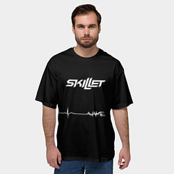 Футболка оверсайз мужская Skillet Awake, цвет: 3D-принт — фото 2