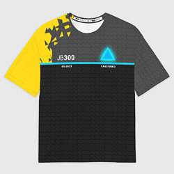 Футболка оверсайз мужская JB300 Android, цвет: 3D-принт