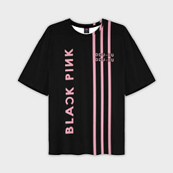 Мужская футболка оверсайз Black Pink