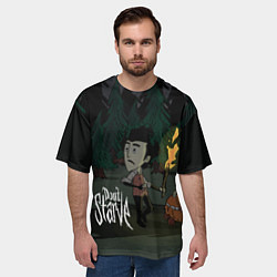 Футболка оверсайз мужская Don't Starve: Night Forrest, цвет: 3D-принт — фото 2