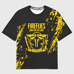Футболка оверсайз мужская Fireflies: Look for the Light, цвет: 3D-принт