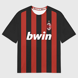 Футболка оверсайз мужская AC Milan: Ronaldo Retro, цвет: 3D-принт