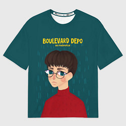 Футболка оверсайз мужская Boulevard Depo, цвет: 3D-принт