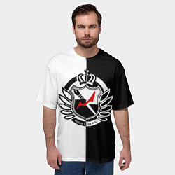 Футболка оверсайз мужская MONOKUMA SCHOOL, цвет: 3D-принт — фото 2