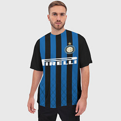 Футболка оверсайз мужская Inter: Icardi 18-19, цвет: 3D-принт — фото 2