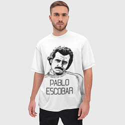 Футболка оверсайз мужская Pablo Escobar, цвет: 3D-принт — фото 2