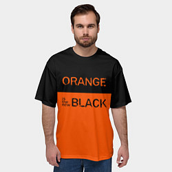 Футболка оверсайз мужская Orange Is the New Black, цвет: 3D-принт — фото 2