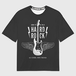 Футболка оверсайз мужская Hard Rock: Born to be wild, цвет: 3D-принт