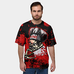 Футболка оверсайз мужская Pudge Chef, цвет: 3D-принт — фото 2