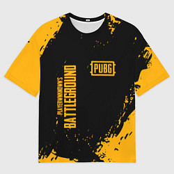 Футболка оверсайз мужская PUBG: Black Fashion, цвет: 3D-принт