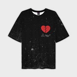 Футболка оверсайз мужская Lil Peep: Broken Heart, цвет: 3D-принт