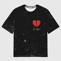 Футболка оверсайз мужская Lil Peep: Broken Heart, цвет: 3D-принт