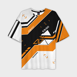 Футболка оверсайз мужская CS:GO Asiimov Inverted, цвет: 3D-принт