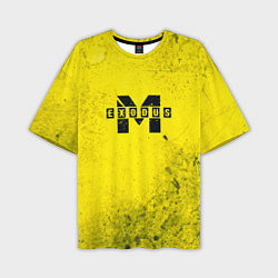 Футболка оверсайз мужская Metro Exodus: Yellow Grunge, цвет: 3D-принт