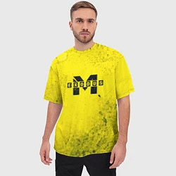Футболка оверсайз мужская Metro Exodus: Yellow Grunge, цвет: 3D-принт — фото 2
