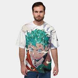 Футболка оверсайз мужская Аниме, цвет: 3D-принт — фото 2