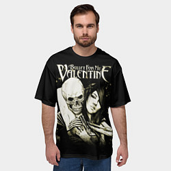 Футболка оверсайз мужская BFMV: Death Love, цвет: 3D-принт — фото 2