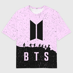 Футболка оверсайз мужская BTS Boys, цвет: 3D-принт