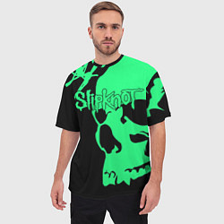 Футболка оверсайз мужская Slipknot: Acid Skull, цвет: 3D-принт — фото 2