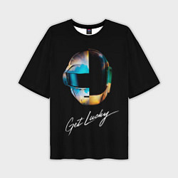 Мужская футболка оверсайз Daft Punk: Get Lucky