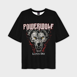 Футболка оверсайз мужская Powerwolf: Lupus Dei, цвет: 3D-принт