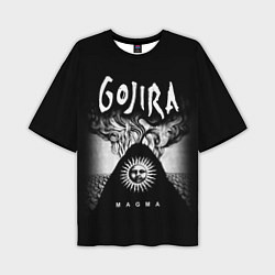 Футболка оверсайз мужская Gojira: Magma, цвет: 3D-принт