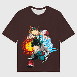 Футболка оверсайз мужская Моя Геройская Академия, цвет: 3D-принт