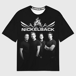 Мужская футболка оверсайз Nickelback Band