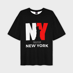 Мужская футболка оверсайз New York City