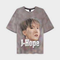 Футболка оверсайз мужская BTS J-Hope, цвет: 3D-принт