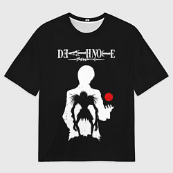 Футболка оверсайз мужская Тетрадь смерти, цвет: 3D-принт