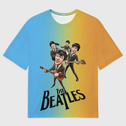 Футболка оверсайз мужская The Beatles - world legend, цвет: 3D-принт