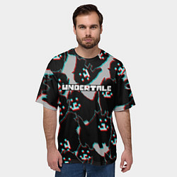 Футболка оверсайз мужская Undertale, цвет: 3D-принт — фото 2